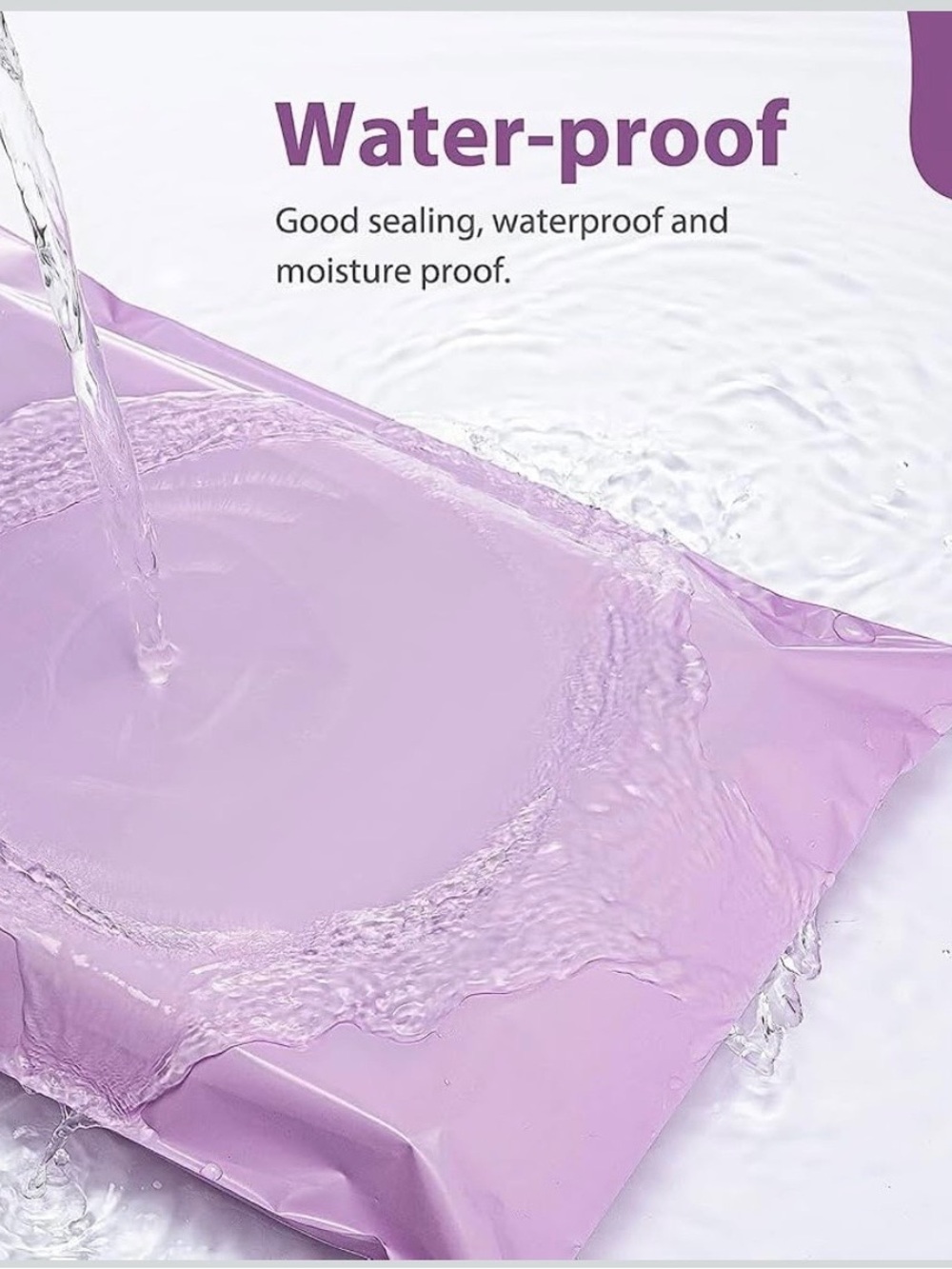 20 Count Lavender 10” x 13” polymailers - Picture 2 of 4